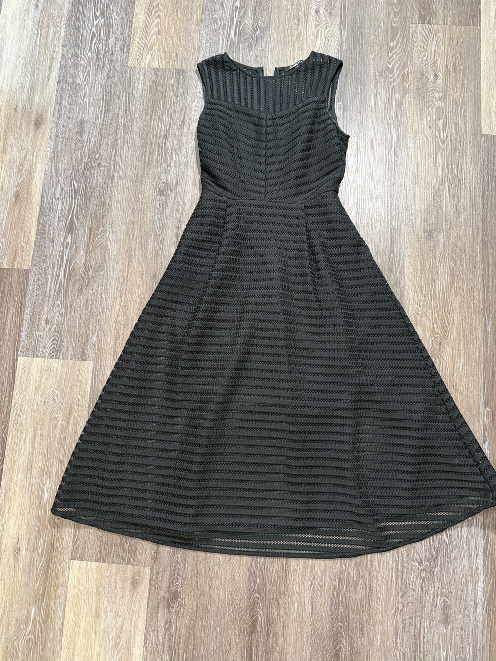 Gianni Bini Black Sleeveless A-Line Dress 6